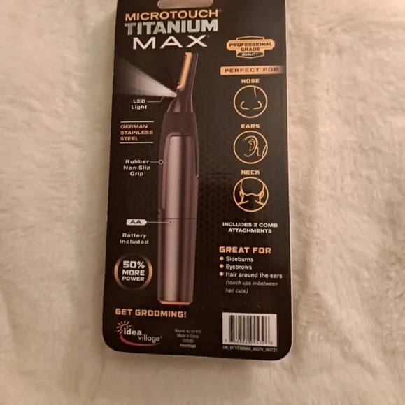 SOLD MERCARI-MicroTouch Titanium Max Led Lighted Personal Trimmer Grade NEW - Picture 4 of 5